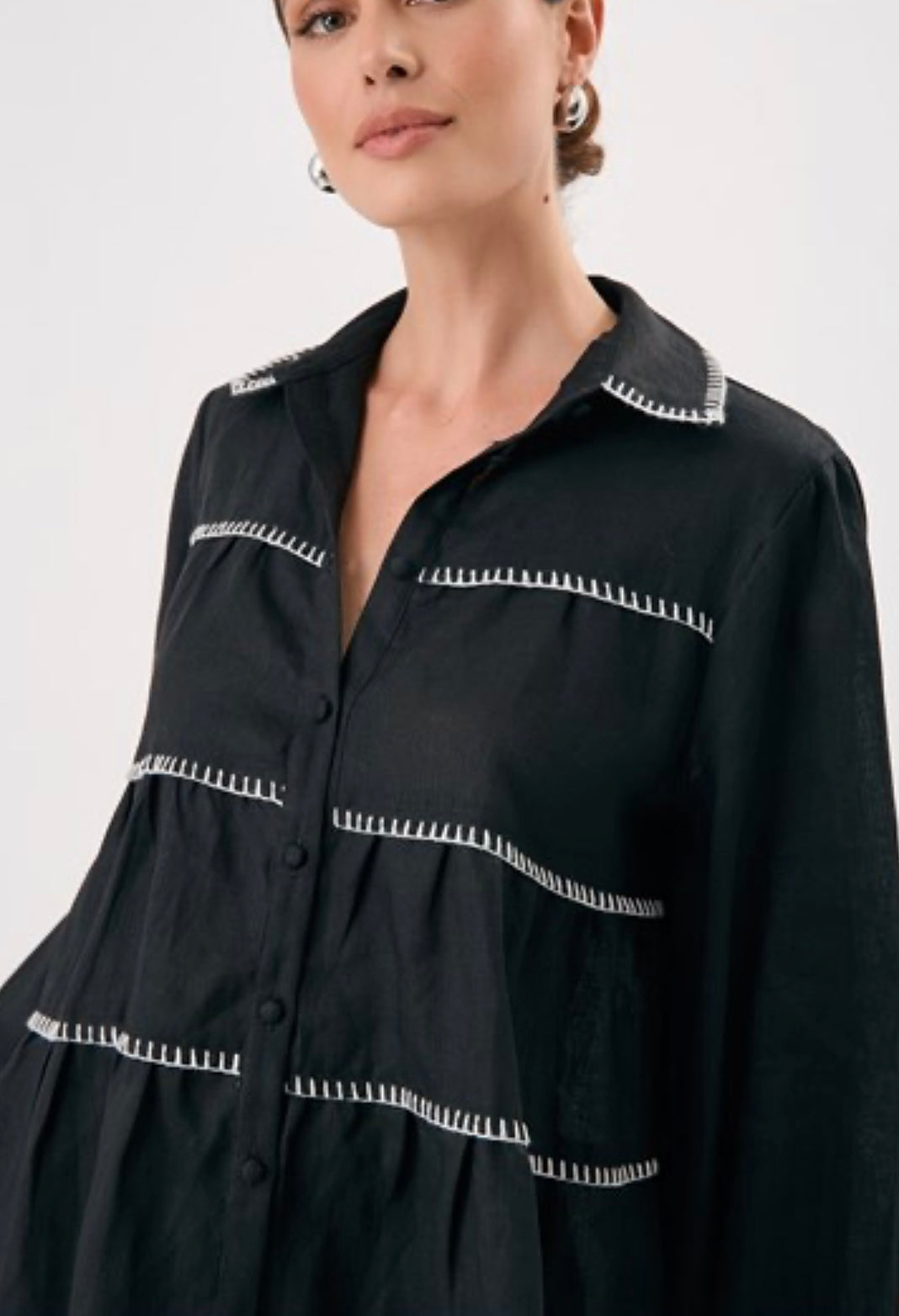 Black Stitch Shirt