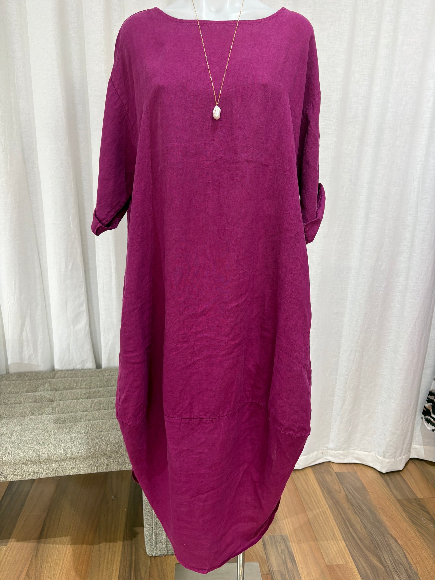 Scallop Dress - Orchid