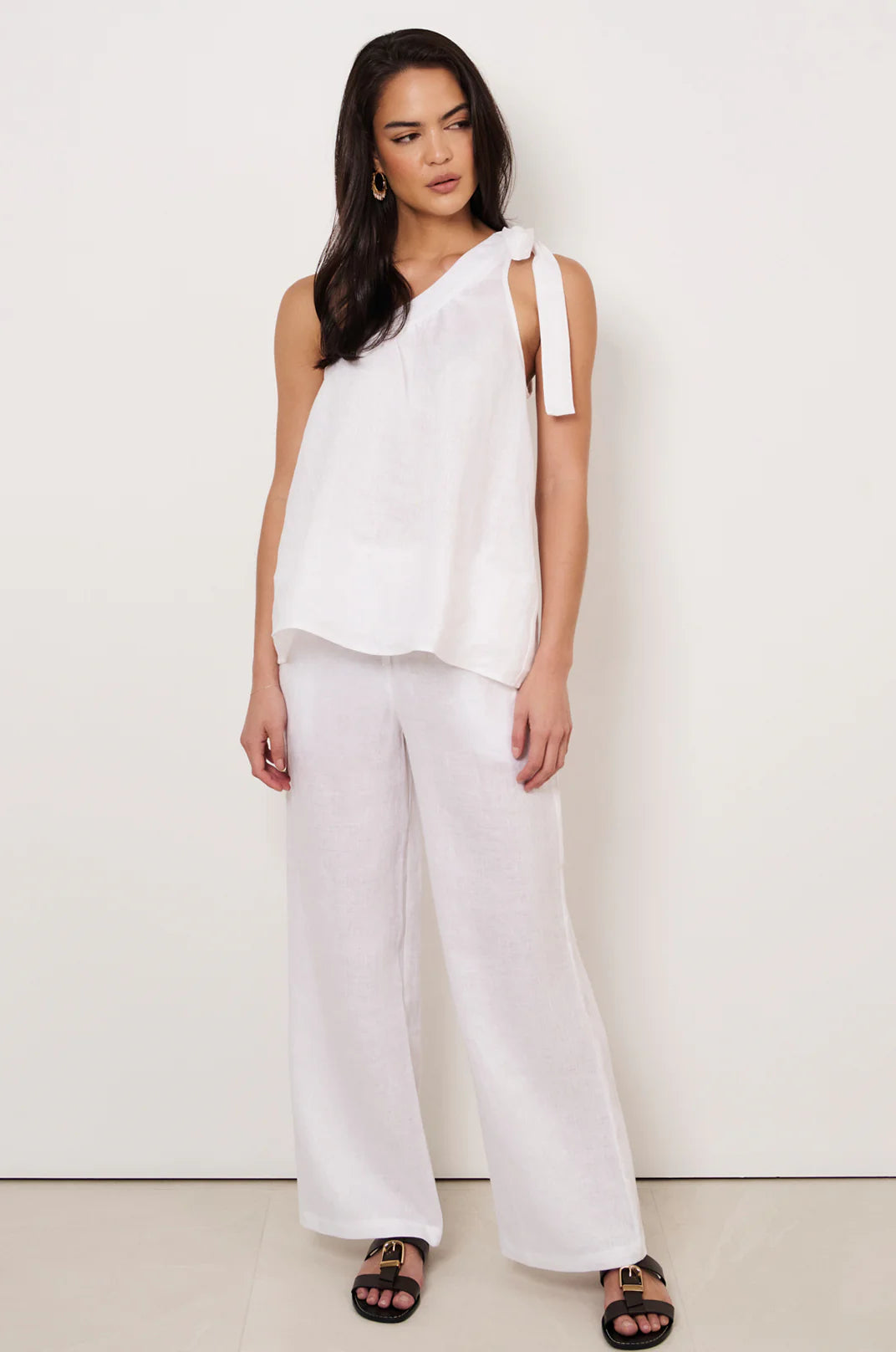 White Linen Pants