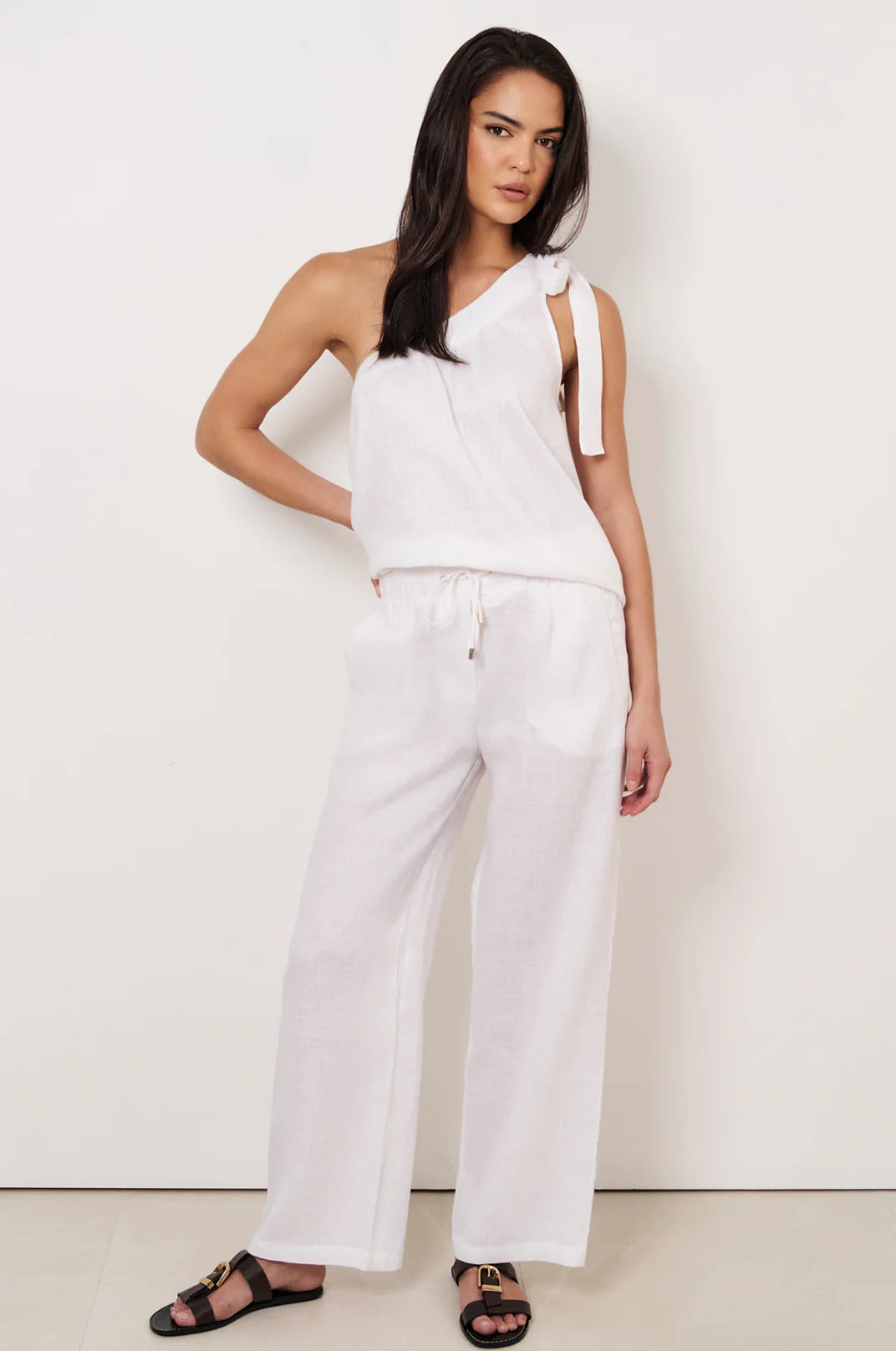 White Linen Pants