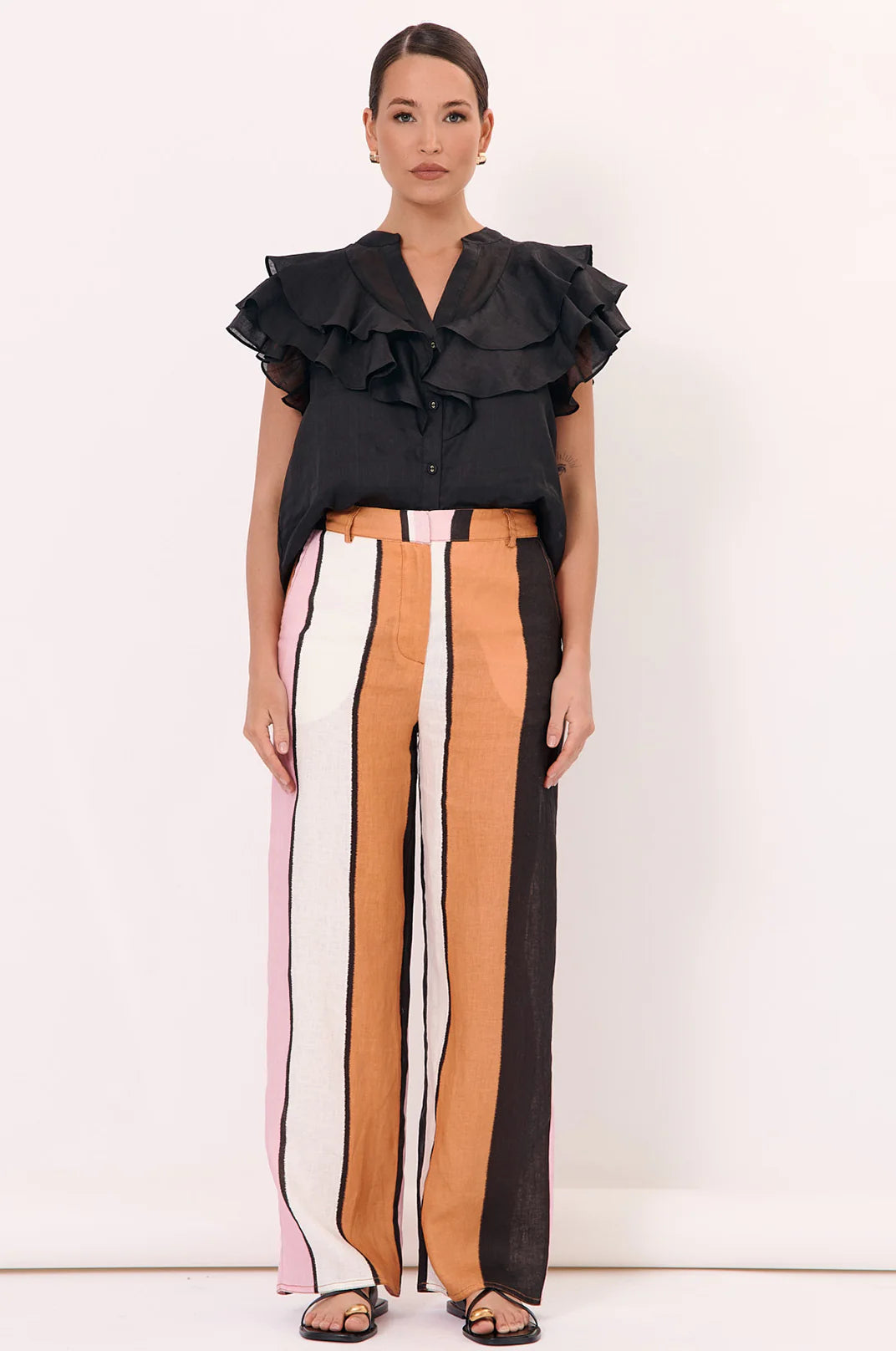 Stripe Linen Pants