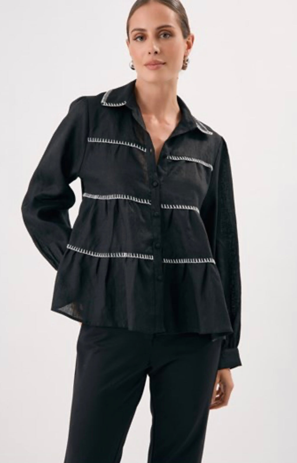 Black Stitch Shirt