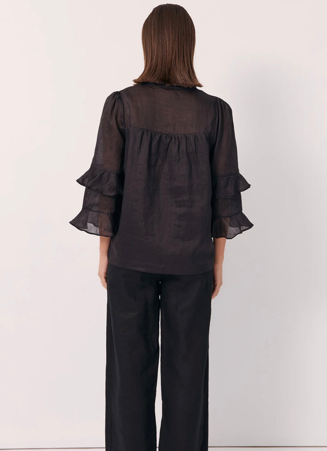 Ramie Frill Top