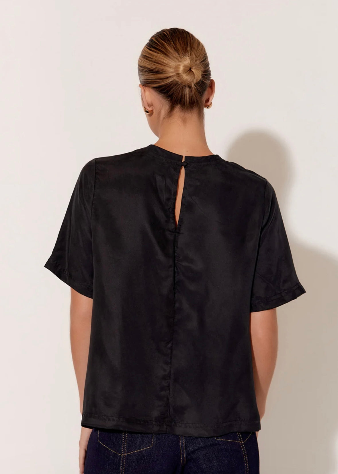 Cupro Top - Black