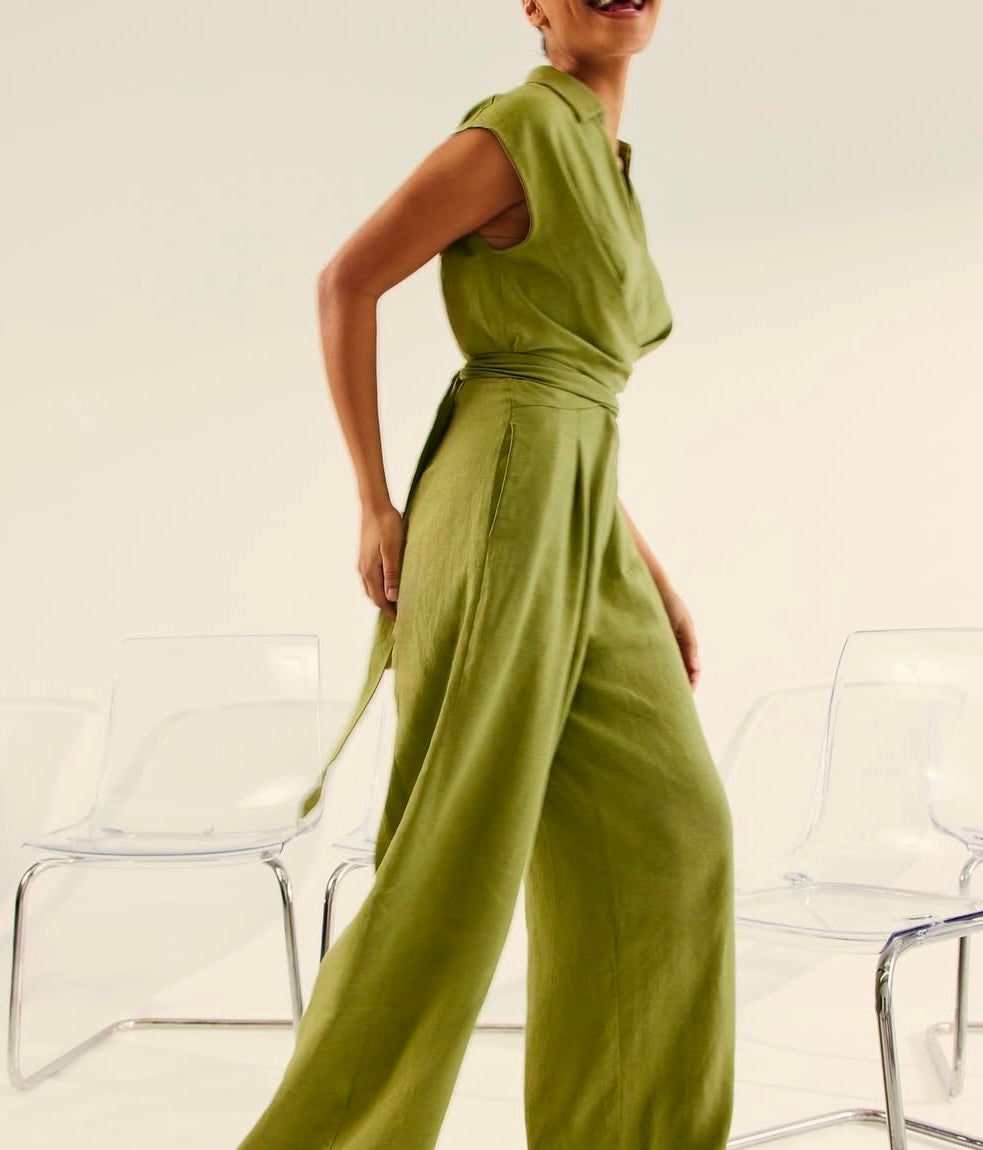 Collared Jumpsuit