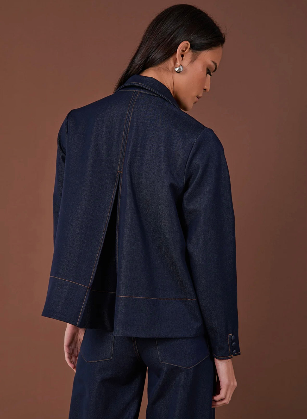 Drape Denim Top