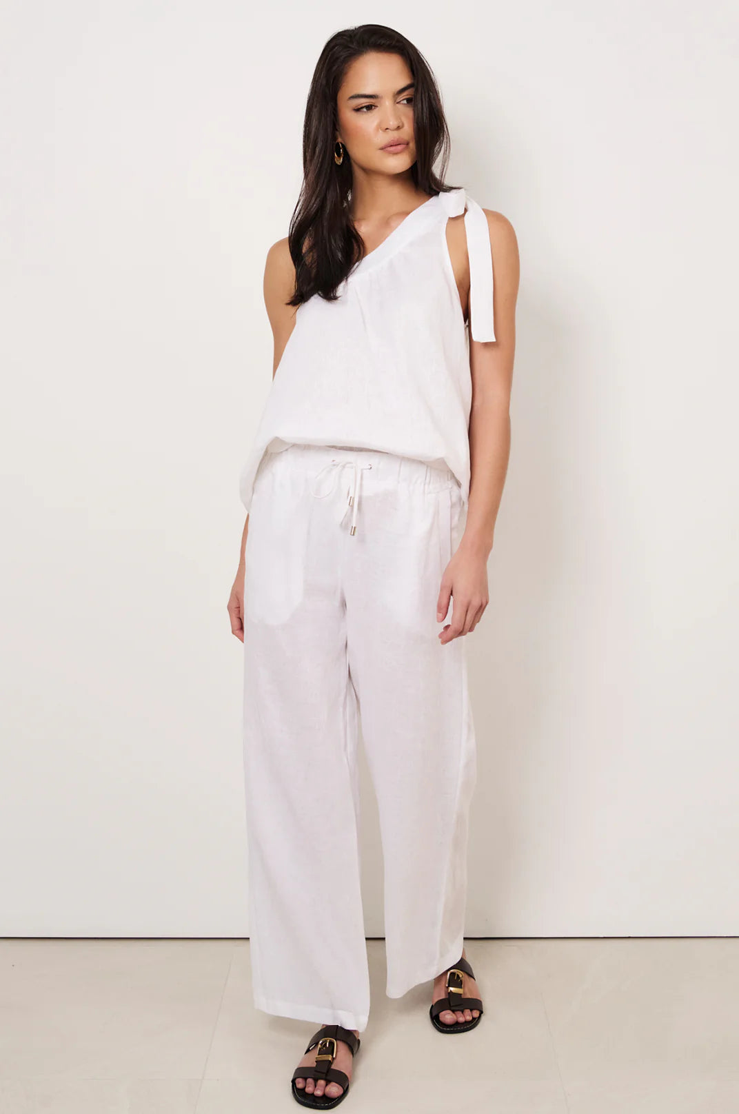 White Linen Pants