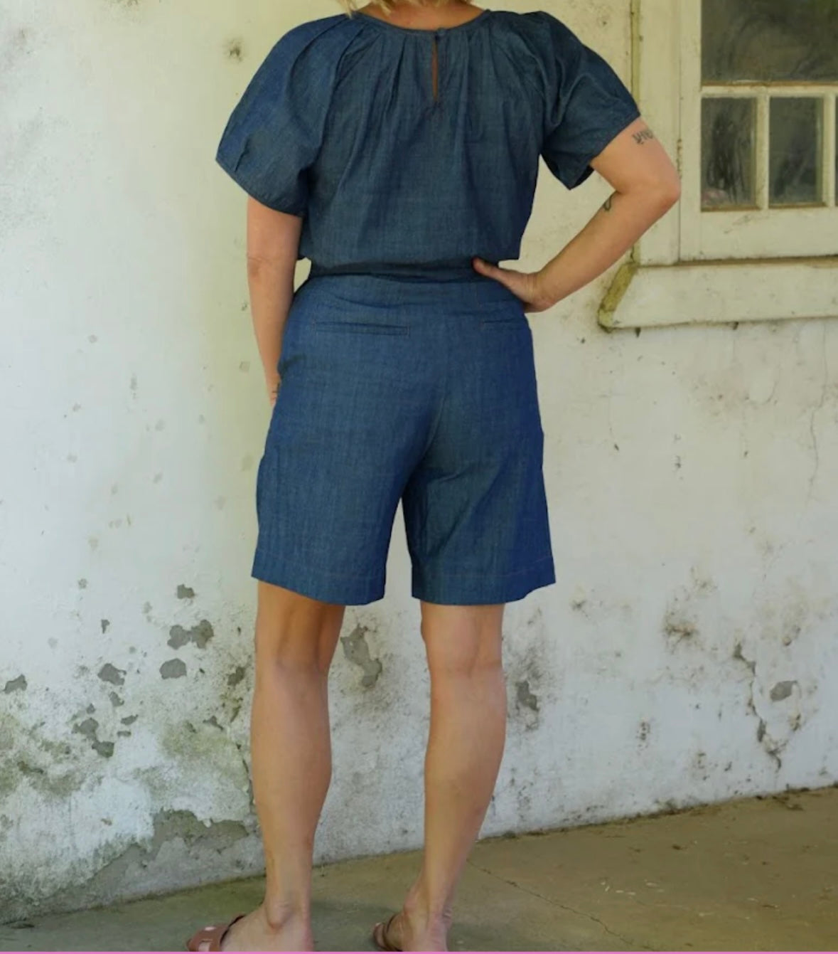 Classic Linen Shorts - Chambray