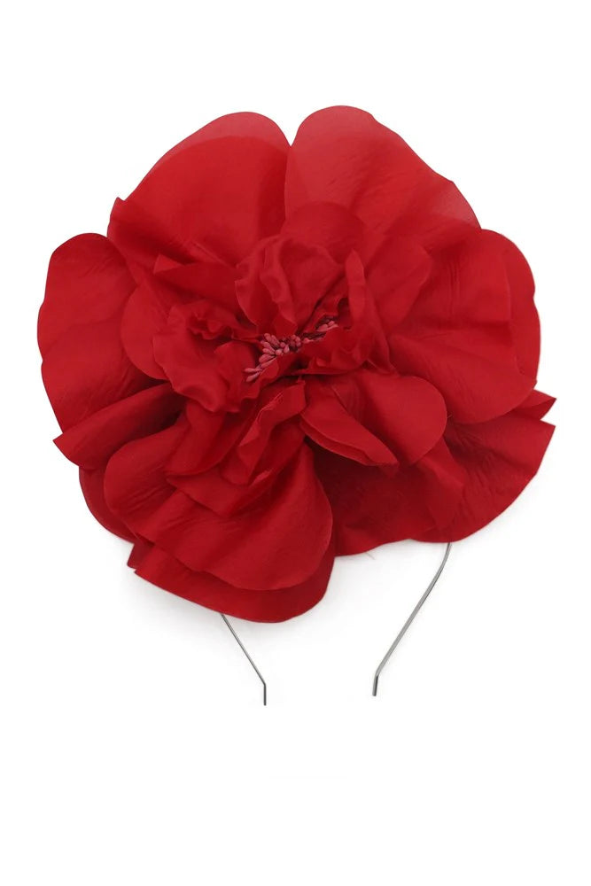 Cindy Fascinator - Red
