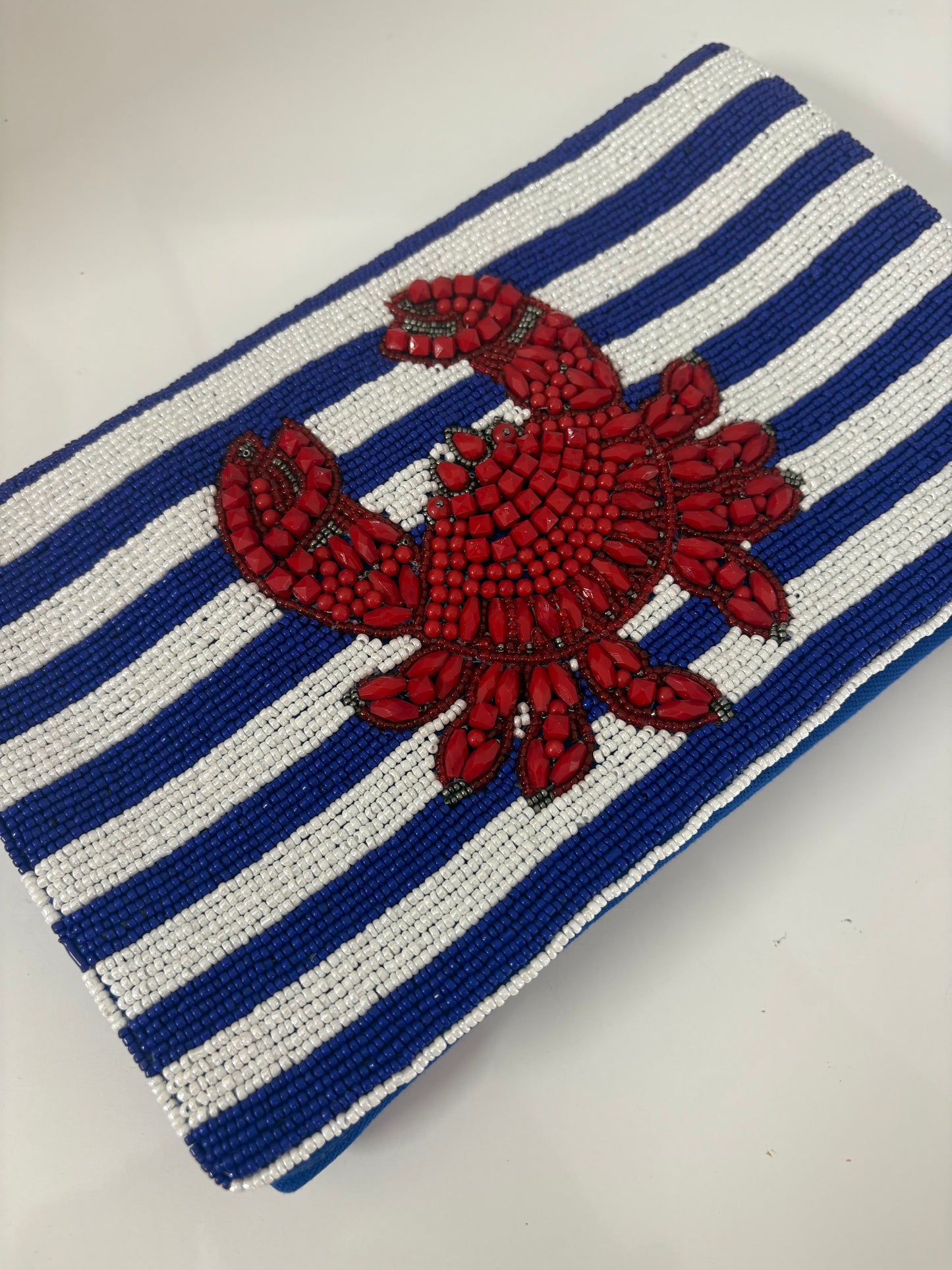 Beaded Clutch - Crab