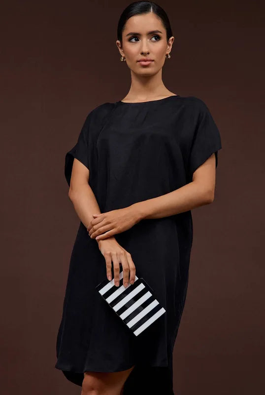 Stripe Resin Clutch