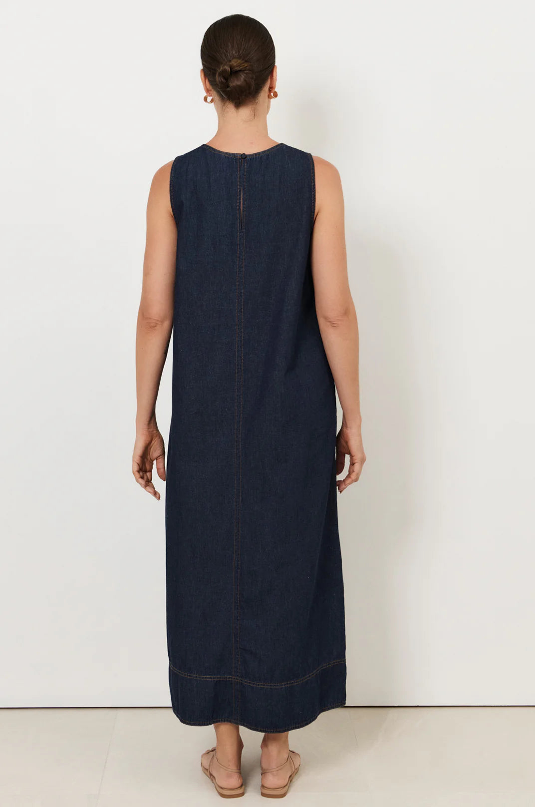 Lottie Light Weight Denim Midi Dress