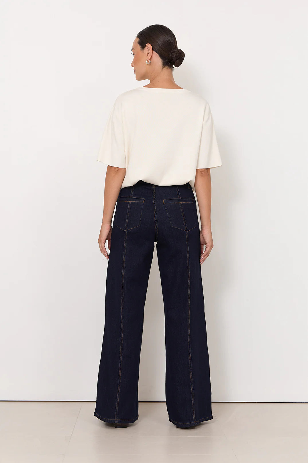 Brody Wide Leg Jeans - Dark