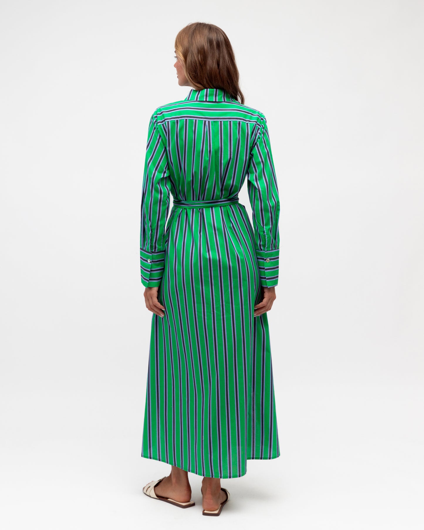Stripe Shirt Dress