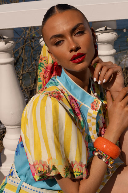 Positano Dress - Lemon