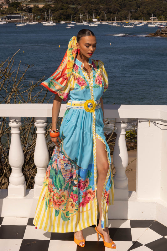 Positano Dress - Lemon