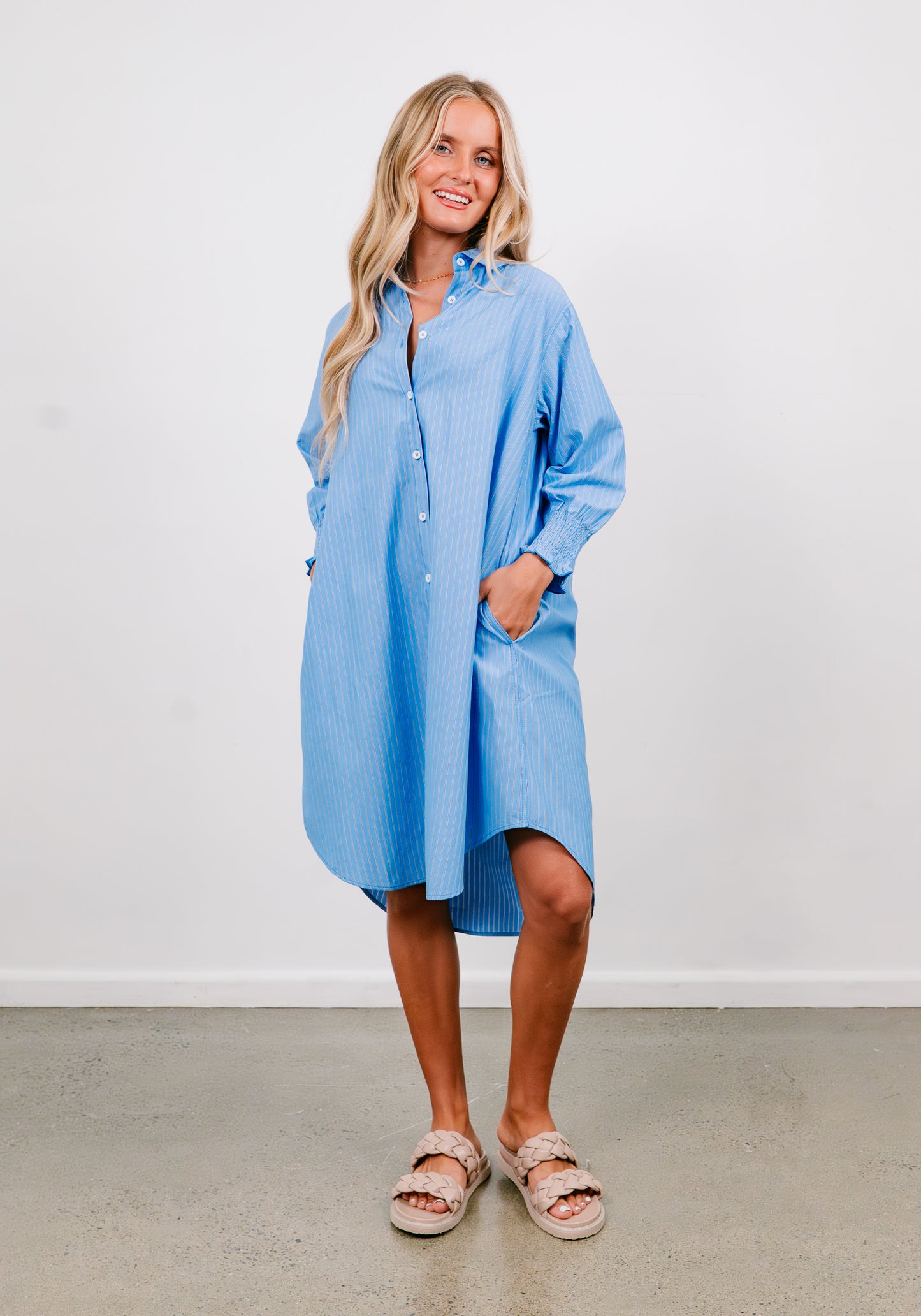 Blue Stripe Dress