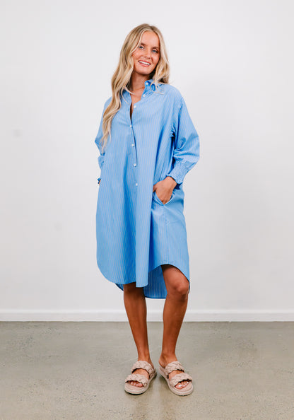 Blue Stripe Dress