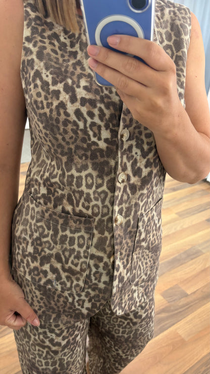 Leopard Vest