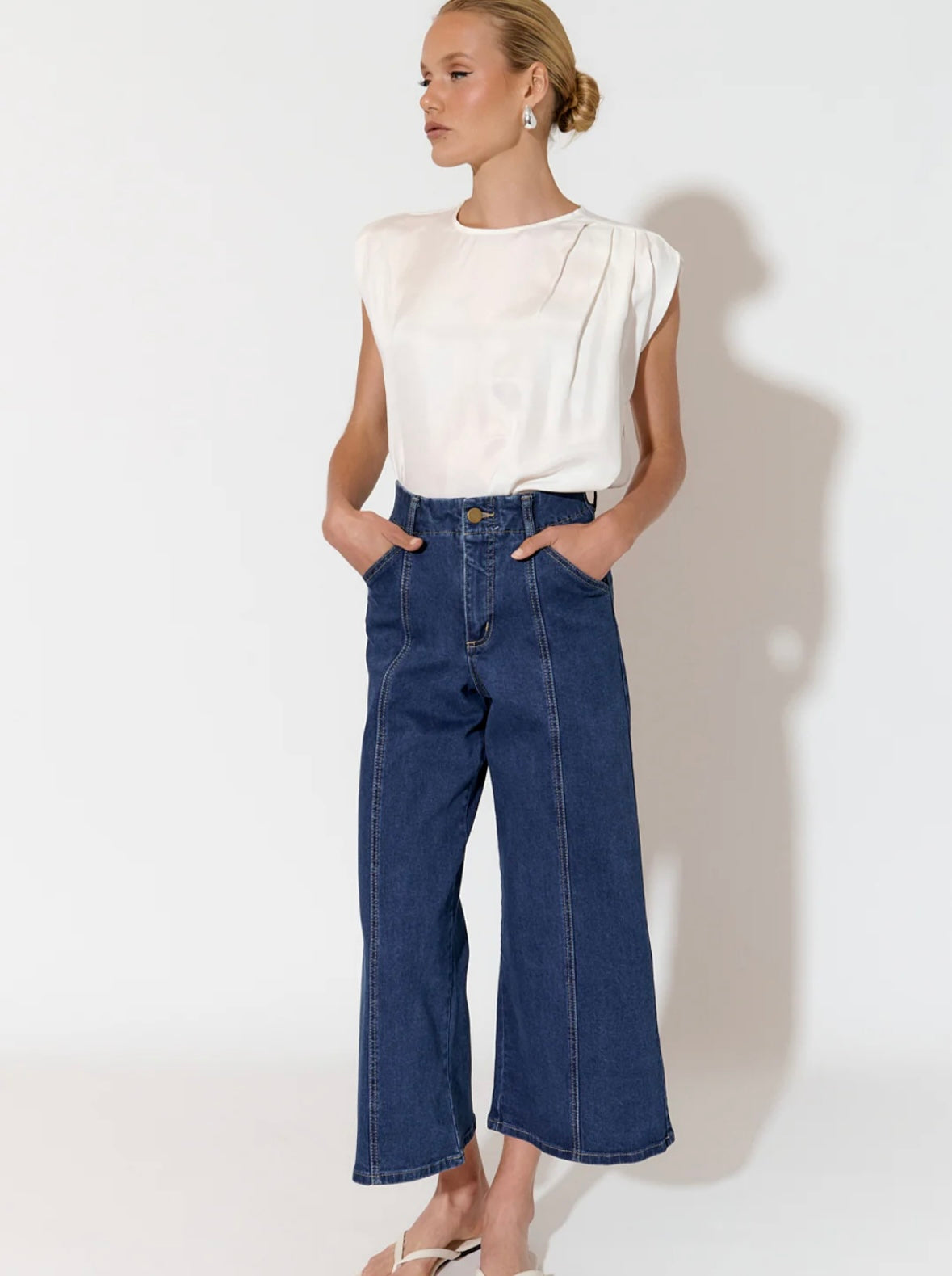 Crop Denim Jeans