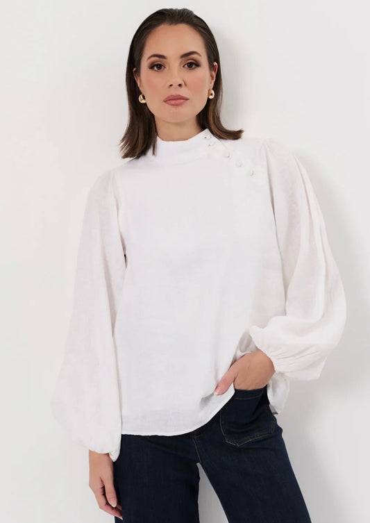 Reign Linen Top