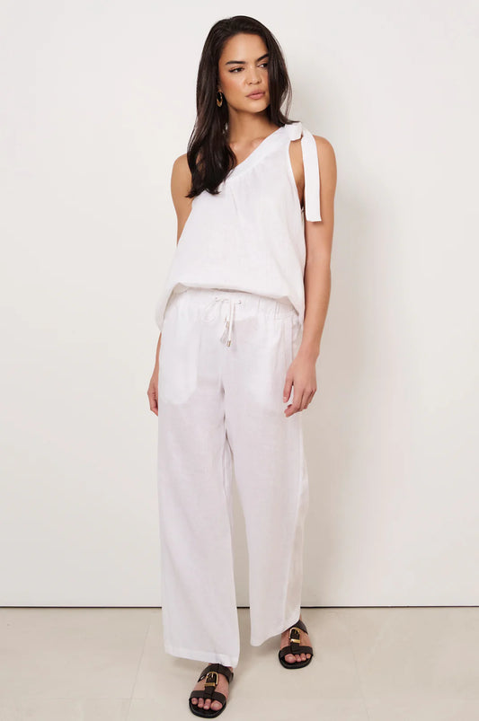 White Linen Pants
