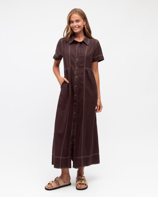 Chocolate Midi Dress