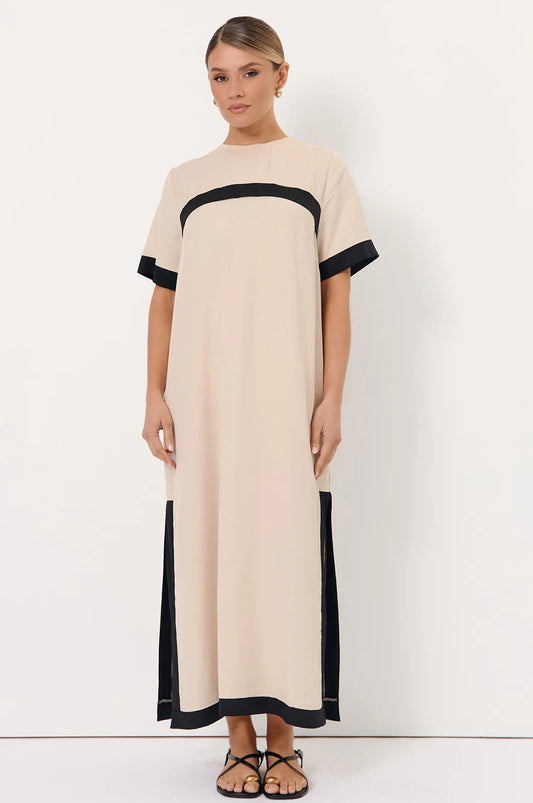 Stone Tencel Dress