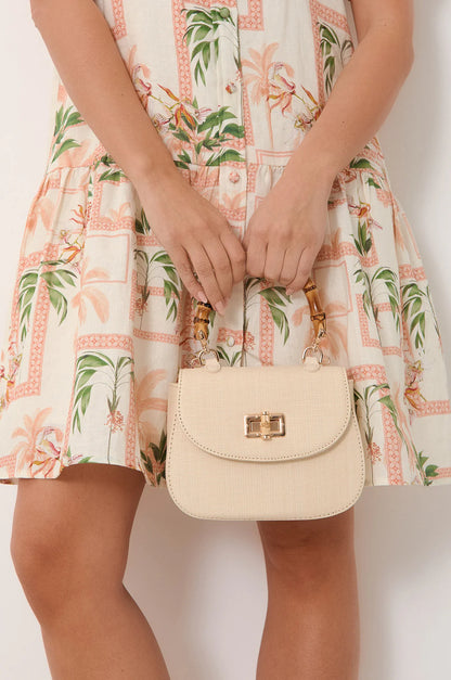 Woven Bamboo Mini Bag