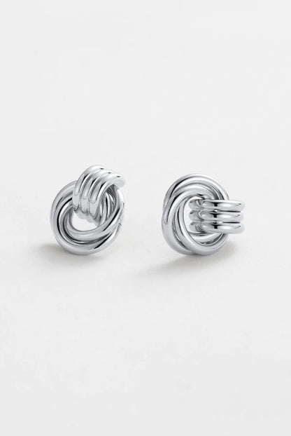 Poppy Earrings - Silver