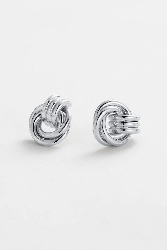 Poppy Earrings - Silver