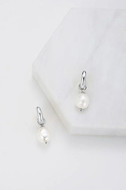 Charlie Mini Hoops - Silver