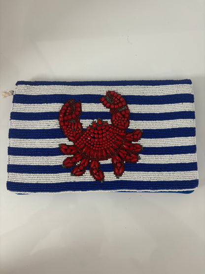 Beaded Clutch - Crab