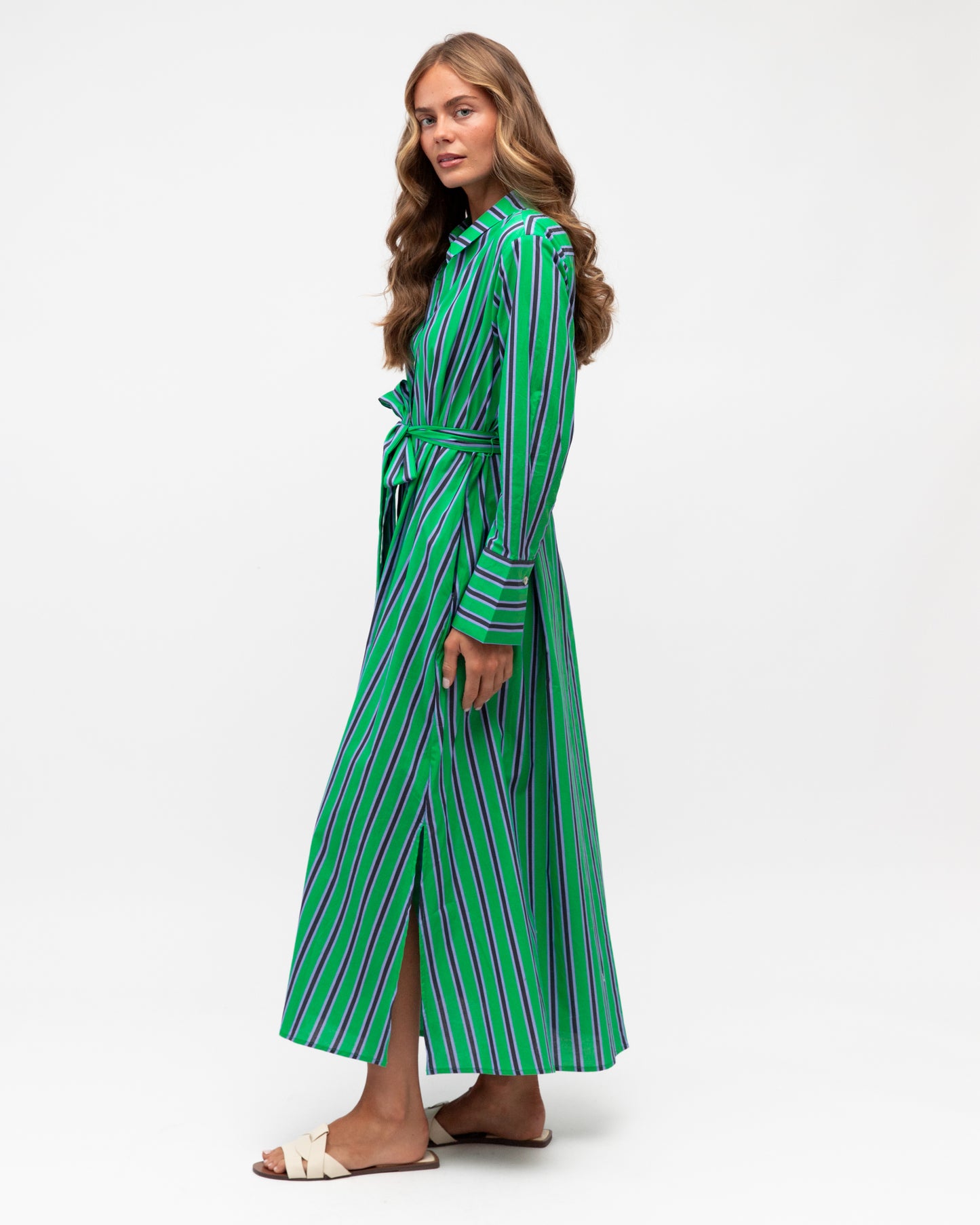 Stripe Shirt Dress