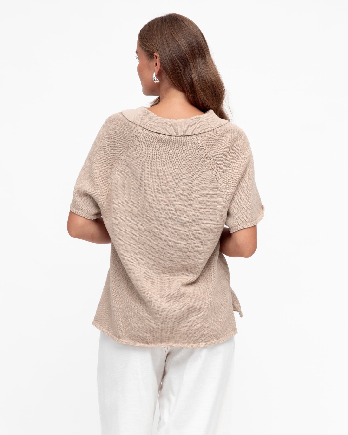 Collared Knit Tee